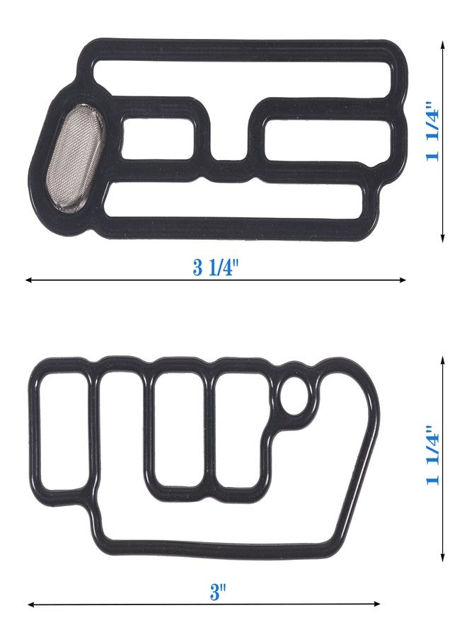 HIHIAV 15815-R70-A01 15845-R70-A01 918-056 Cylinder Head VVT VTEC Solenoid Spool Valve Gasket for Acura RDX Honda Accord Crosstour Odyssey Pilot 3.5L 2008 2009 2010 2011 2012 2013 2014 2015 2016 2PCS - Image 3